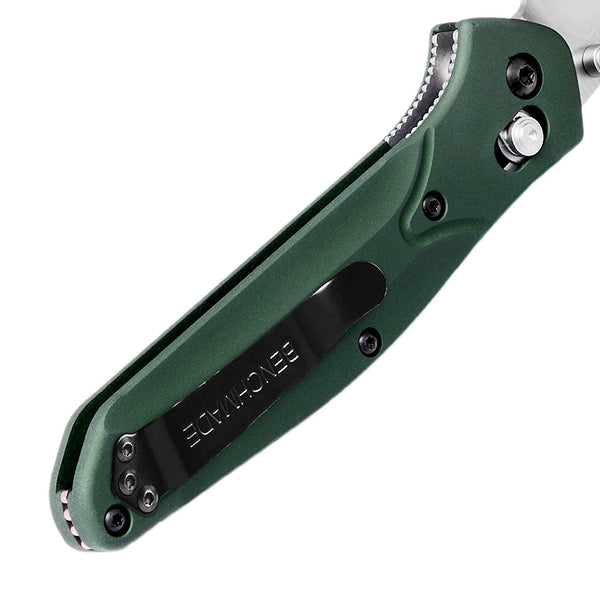Benchmade Osborne 940, Silver Plain, Black