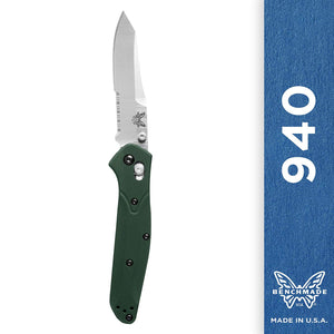 Benchmade Osborne 940S, Silver Serrated