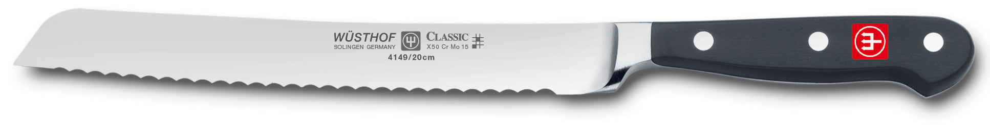 Wusthof Classic 8" Serrated Bread Knife