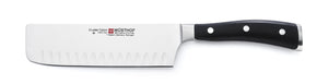 Wusthof Classic Ikon 7" Nakiri, Hollow Edge