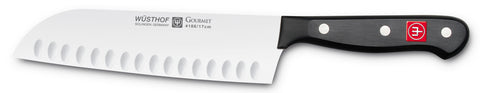 Wusthof Gourmet 7" Santoku, Hollow Edge
