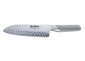 Global G-80 7-inch Santoku Hollow Ground Knife