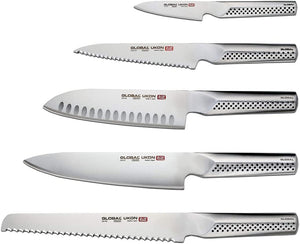Global Ukon 6-Piece Knife Block Set