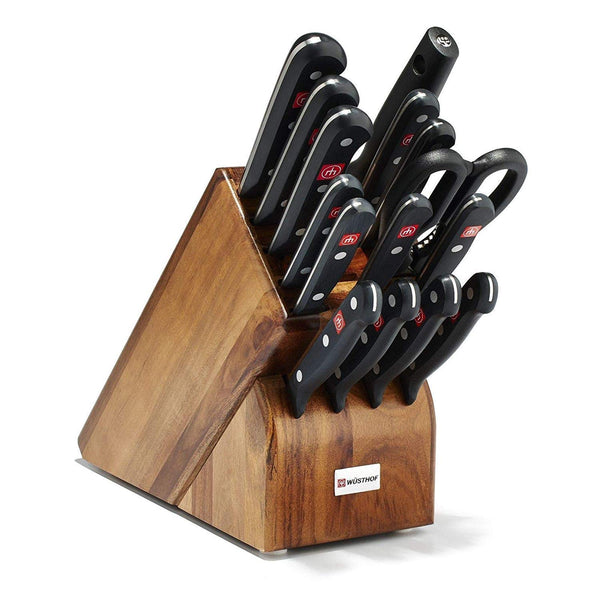 Wüsthof 8516-6 Wusthof Gourmet Knife Block Set, One Size, Black, Stainless