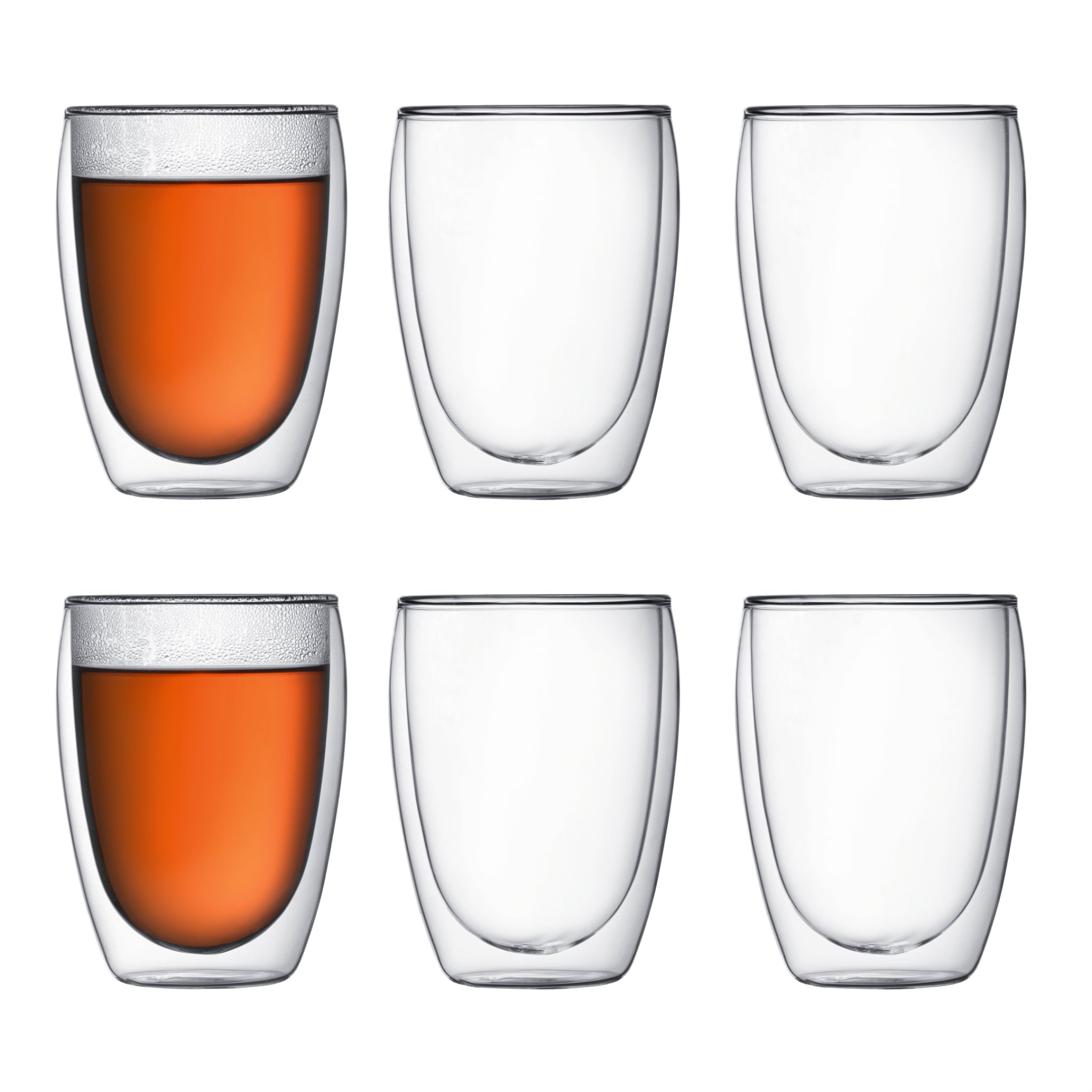 Bodum Pavina 6pc Glass 12oz Transparent