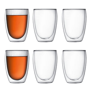 Bodum Pavina 6pc Glass 12oz Transparent