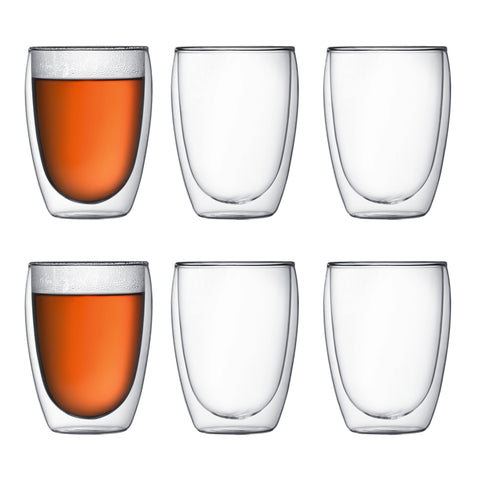 Bodum Pavina 6pc Glass 12oz Transparent