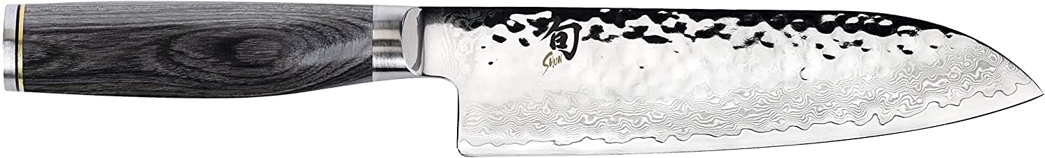 Shun TDM0702 Premier Grey 7" Santoku Knife