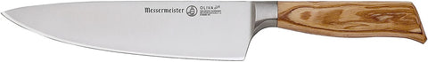 Messermeister E/6686-8S, Oliva Elite Chef’s Knife 8-inch, Olive Wood Handle