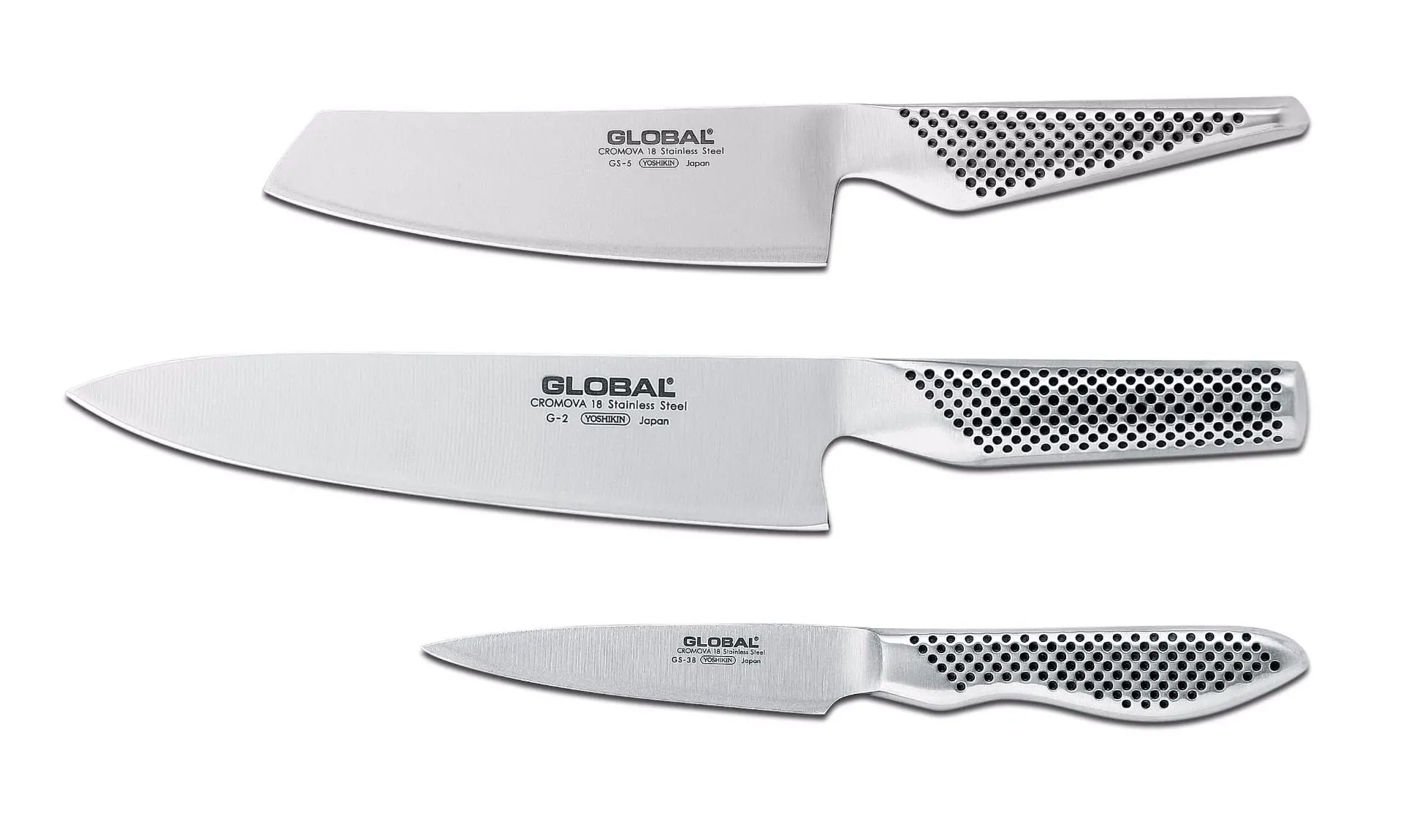 Global G-2538 Classic 3-piece Set, G-2, GS-5, GS-38