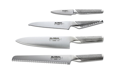 Global G-291446 4-piece Knife Set (G-2, G-9, GS-14, GSF-46)